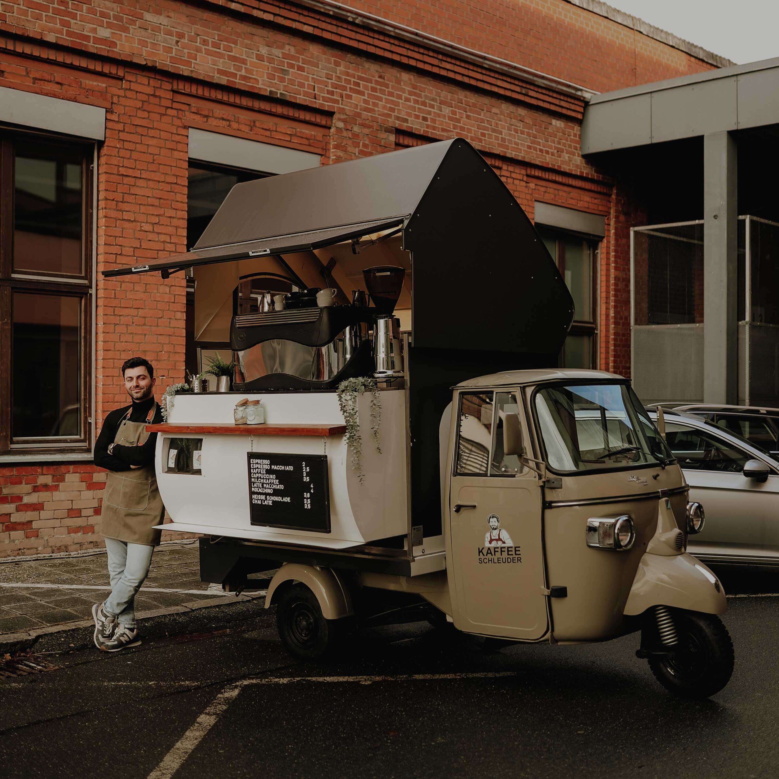 Bild von der Webseite von Kaffee Schleuder - Mobiles Premiumkaffee Catering
